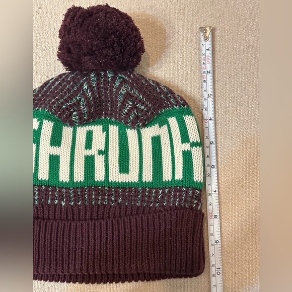 {Scotch Shrunk} Shrunk Melange Pom Pom Beanie Hat - Sz S - Picture 7 of 8